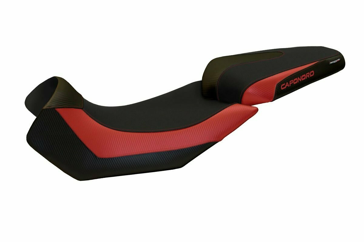 Design-Sitzbezug APRILIA Caponord 1200,  nuoro 2 rot