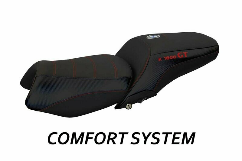 Design-Sitzbezug BMW K1600GT tropea total black CS Design-Sitzbezug BMW K1600GT tropea total black CS