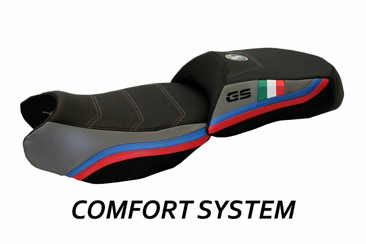 Design-Sitzbezug BMW R1200GS LC (13-18) exclusive tricolore CS