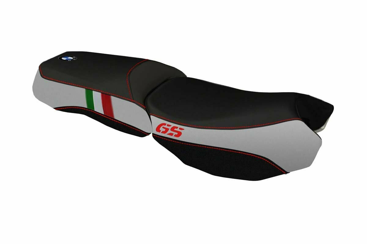 Design-Sitzbezug BMW R1200GS LC ADVENTURE (13-18) bologna basic tricolor