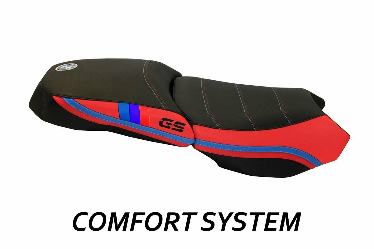 Design-Sitzbezug BMW R1200GS LC ADVENTURE  (13-18)  exclusive CS rot