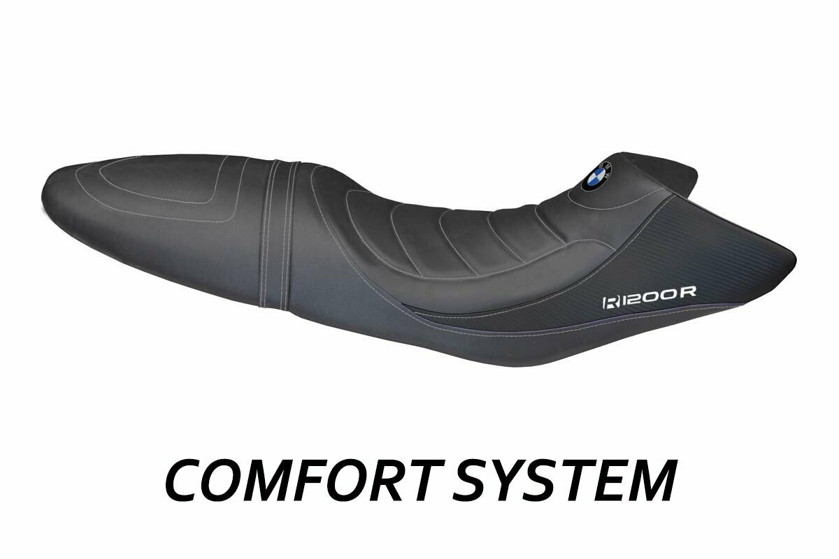 Design-Sitzbezug BMW R1200R(06-14) bruno total black CS