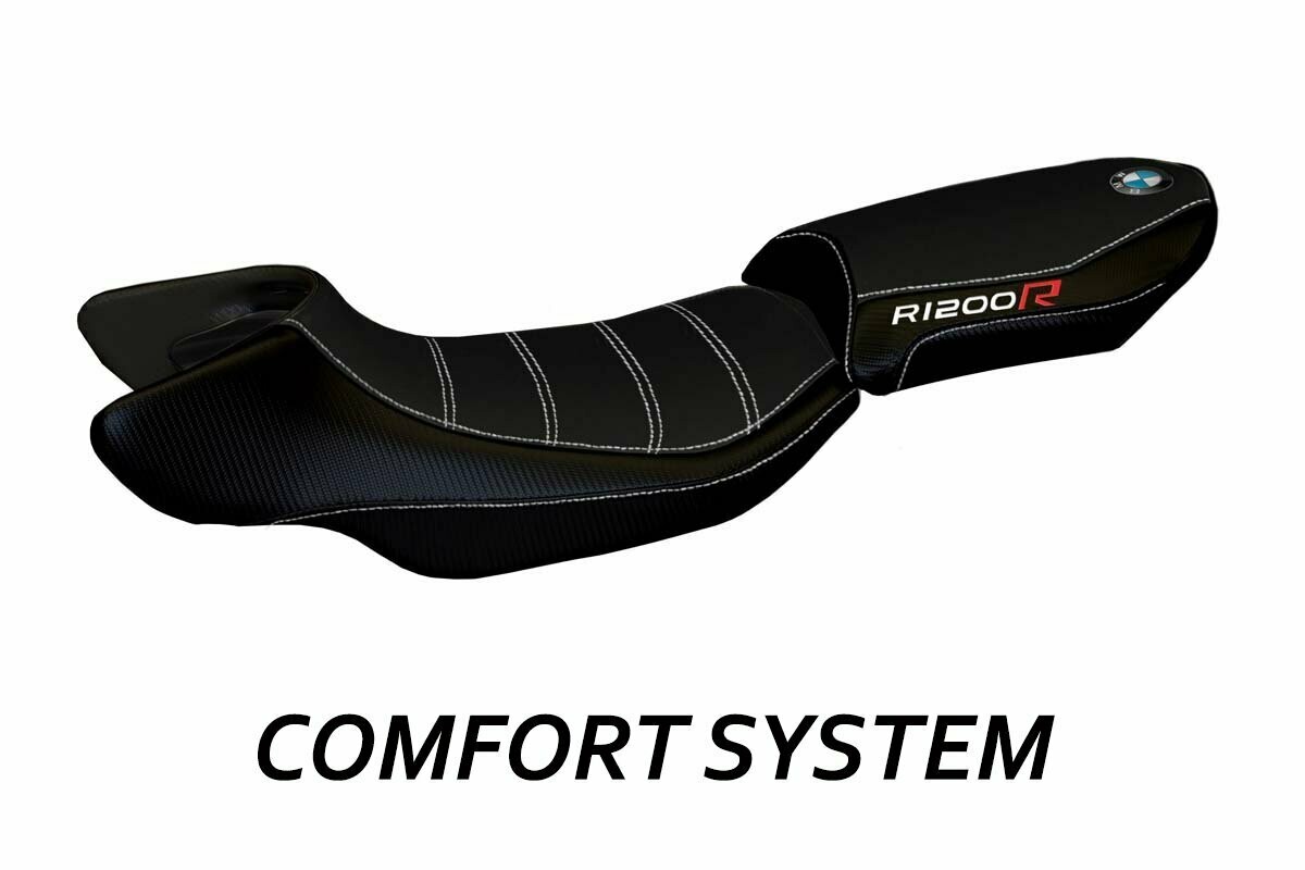 Design-Sitzbezug BMW R1200R(15-19) aurelia total black CS