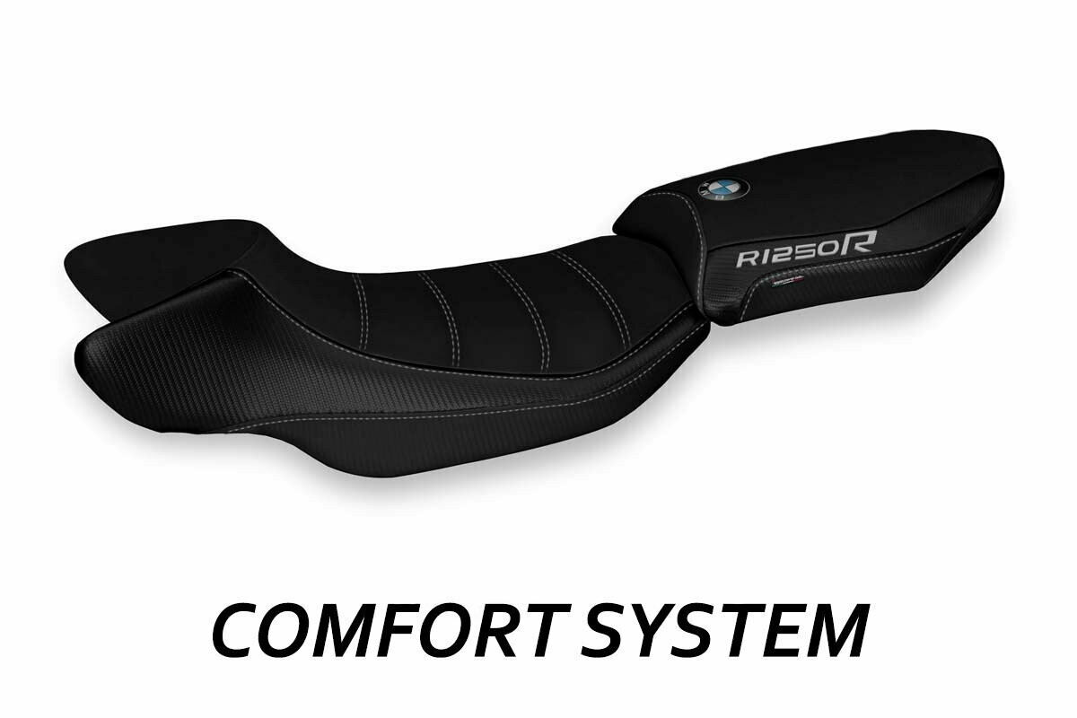 Design-Sitzbezug BMW R1250R policoro total black CS