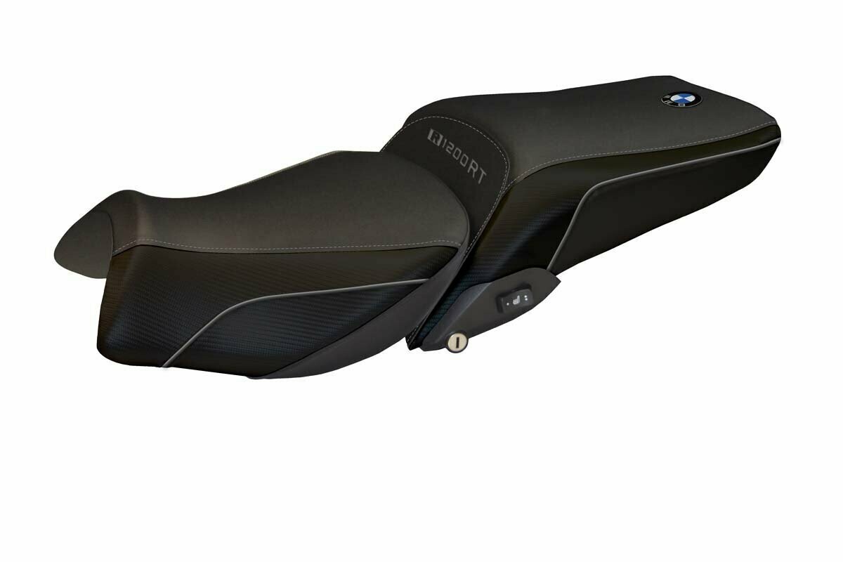 Design-Sitzbezug BMW R1200RT (14-18) olbia bord total black