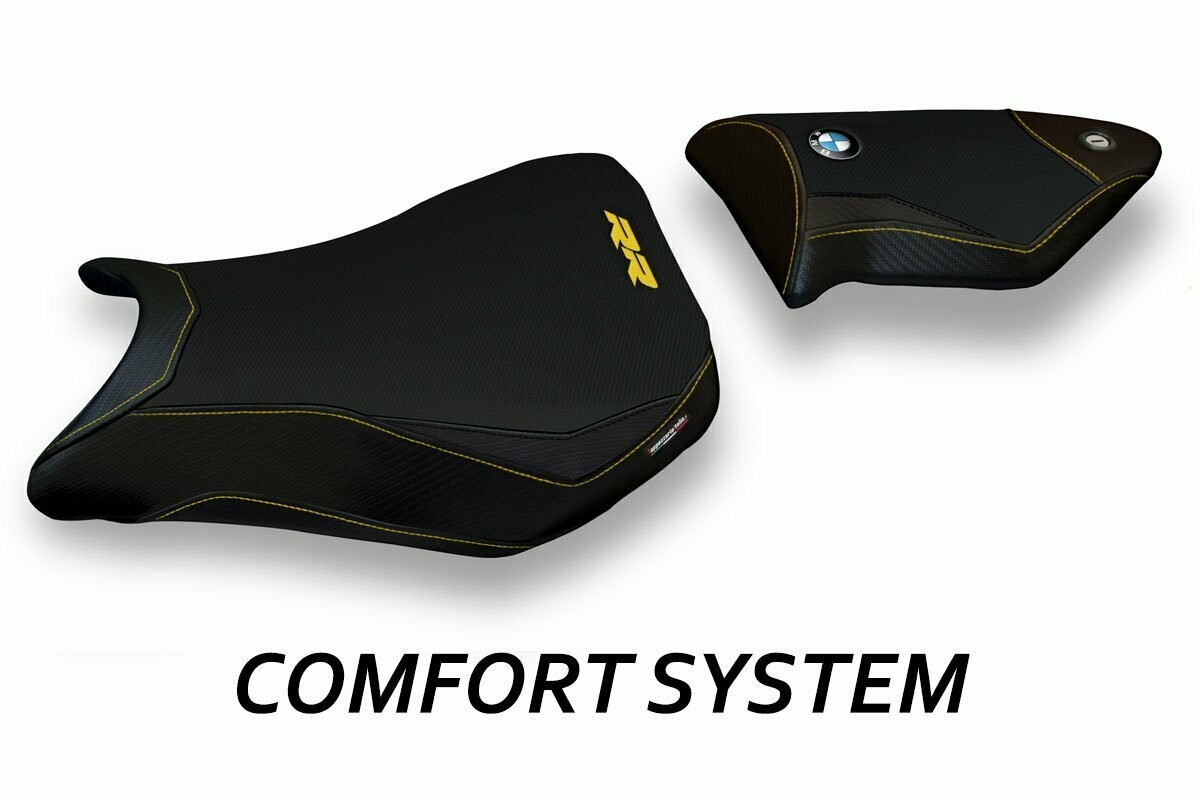 Design-Sitzbezug BMW S1000RR(12-14) dacca total black CS