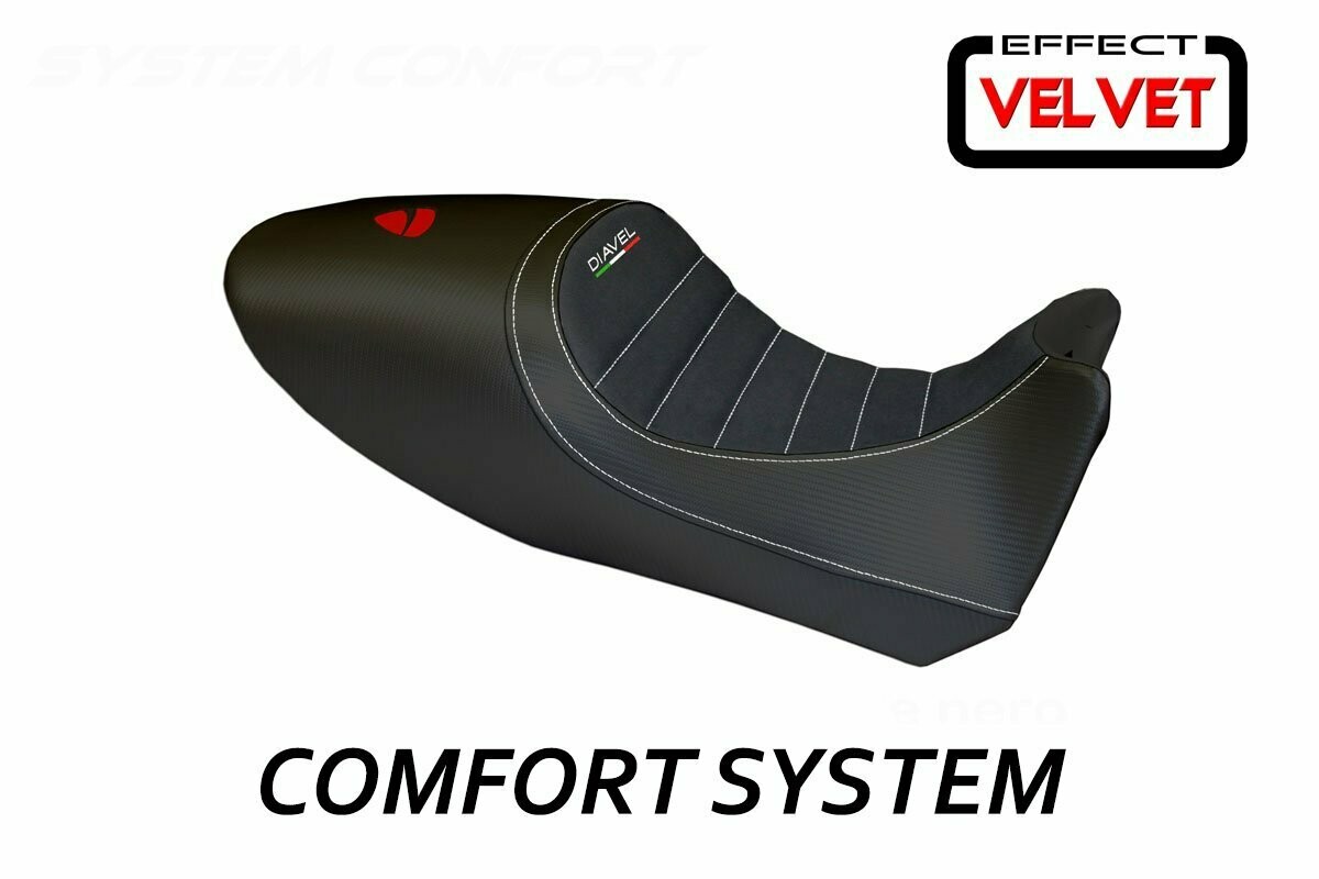 Design-Sitzbezug DUCATI Diavel (10-13) arezzo velvet CS tb