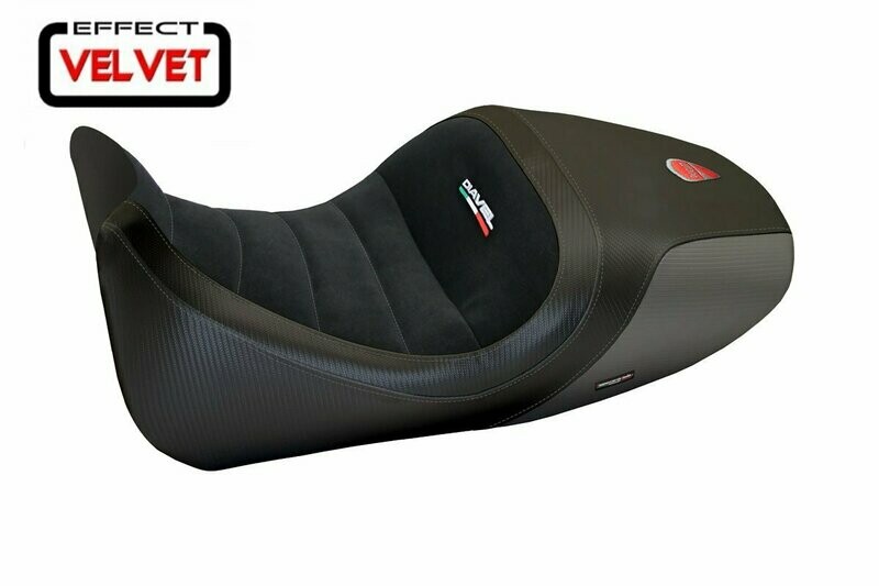 Design-Sitzbezug DUCATI DIAVEL (14-17) imola velvet grau