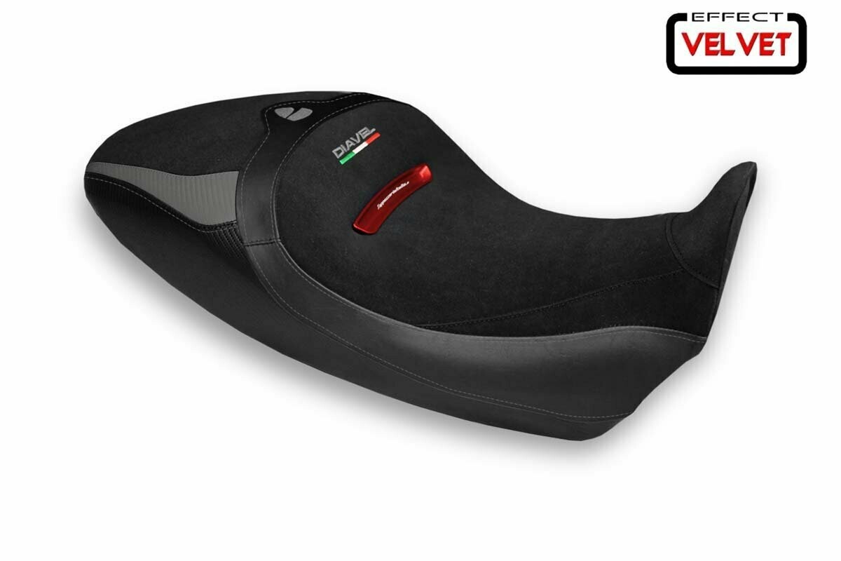 Design-Sitzbezug DUCATI DIAVEL 1260S braila velvet grau 2
