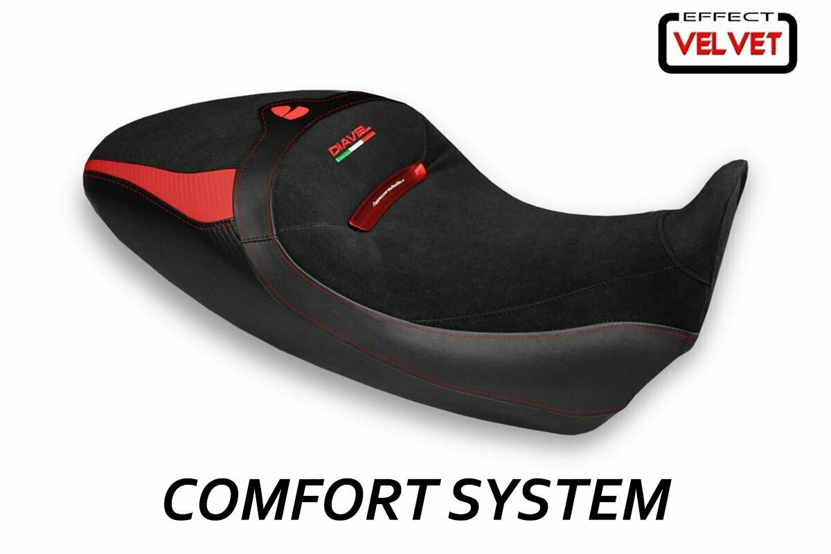 Design-Sitzbezug DUCATI Diavel 1260S constanza 2 velvet