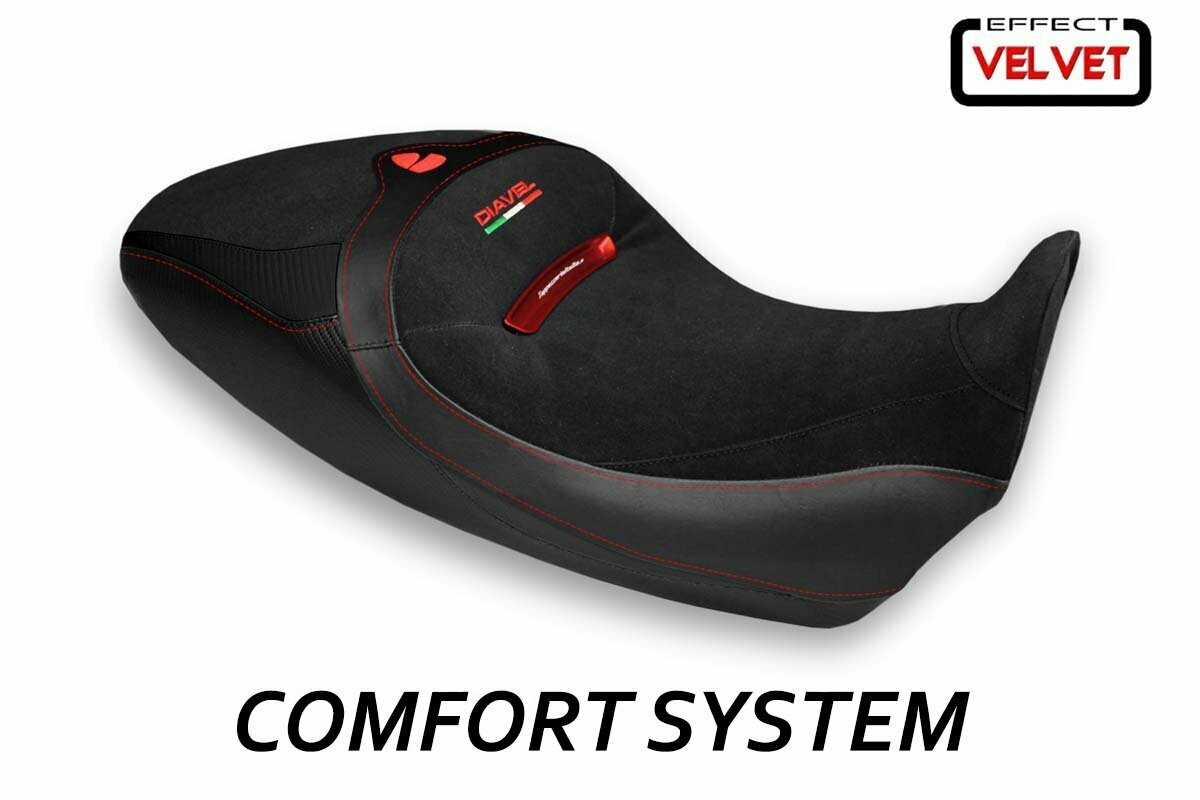 Design-Sitzbezug DUCATI Diavel 1260S constanza 1 velvet
