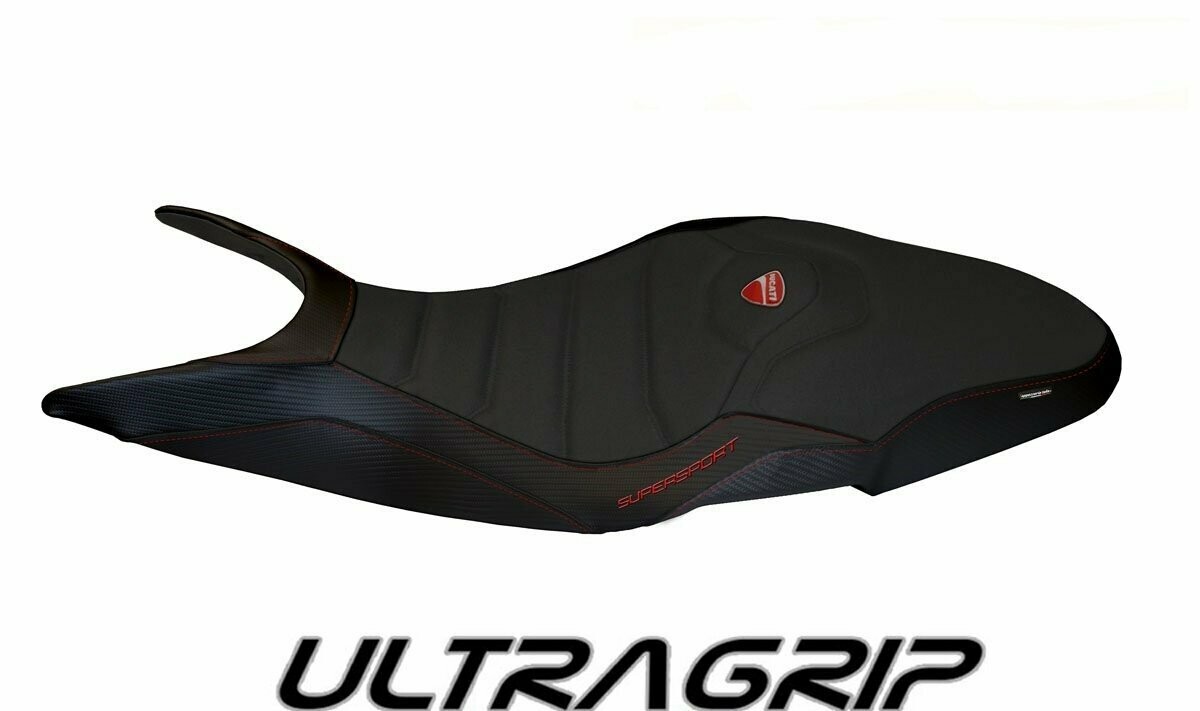 Design-Sitzbezug DUCATI SS 2017, pistoia ultragrip total black