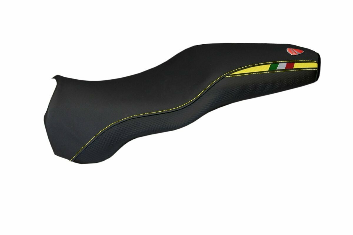 Design-Sitzbezug DUCATI SS-S, latina insert trico gelb