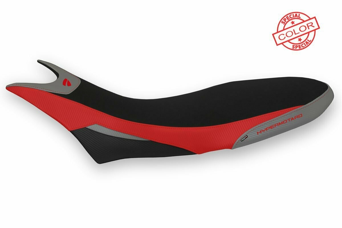Design-Sitzbezug DUCATI HYPERMOTORAD 950, cuba spezial rot