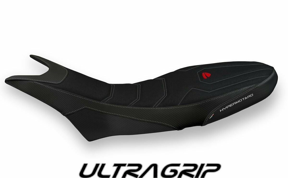 Design-Sitzbezug DUCATI HYPERMOTORAD 950, luna ultragrip total black