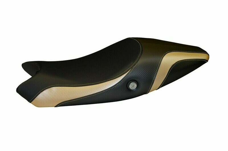 Design-Sitzbezug DUCATI MONSTER 696/796/1100 (08-13), colat gold