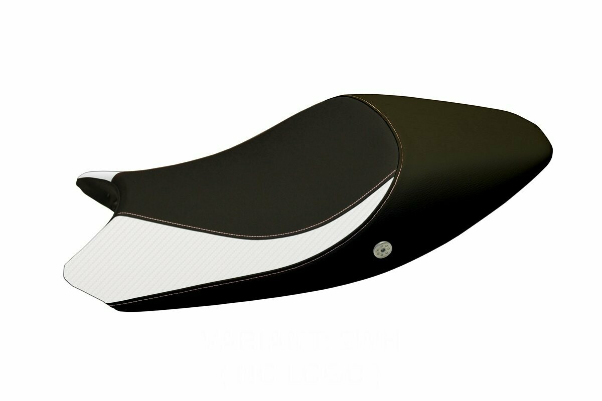 Design-Sitzbezug DUCATI MONSTER 696/796/1100 (08-13), colat weiß