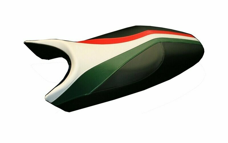 Design-Sitzbezug DUCATI MONSTER (94-07), tricolor weiß Design-Sitzbezug DUCATI MONSTER (94-07), tricolor weiß
