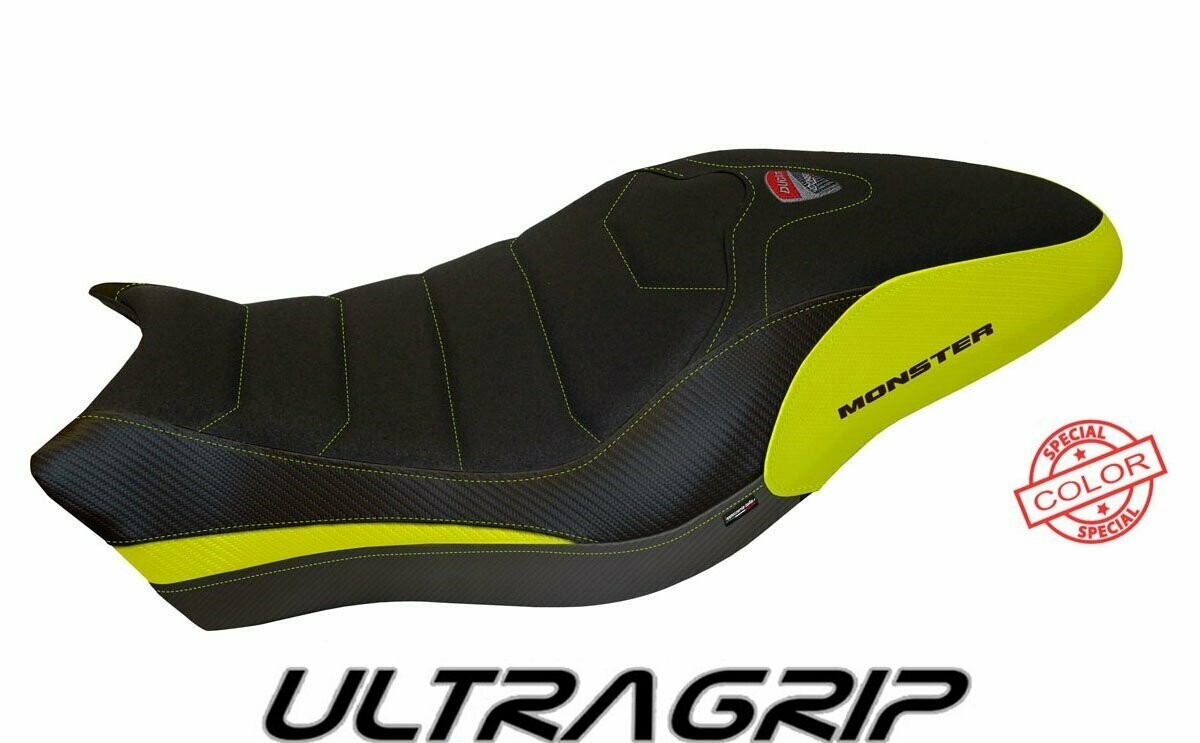 Design-Sitzbezug DUCATI MONSTER 821 ab 2018, ultragrip piombino spezial