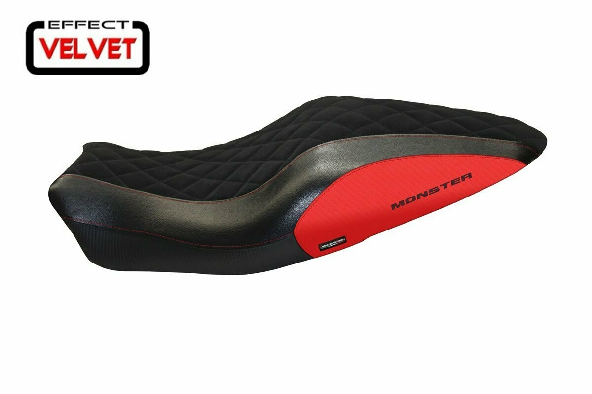 Design-Sitzbezug DUCATI MONSTER 1200 (14-16), andora velvet rot