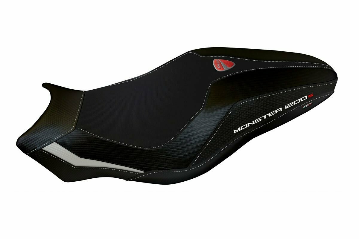 Design-Sitzbezug DUCATI MONSTER 1200S (17-18), lipsia 2 grau