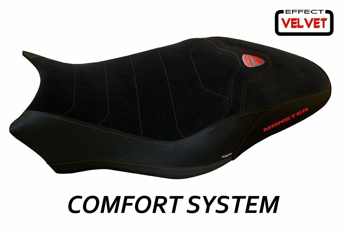 Design-Sitzbezug DUCATI MONSTER 1200S(17-18), CS velvet ovada tb