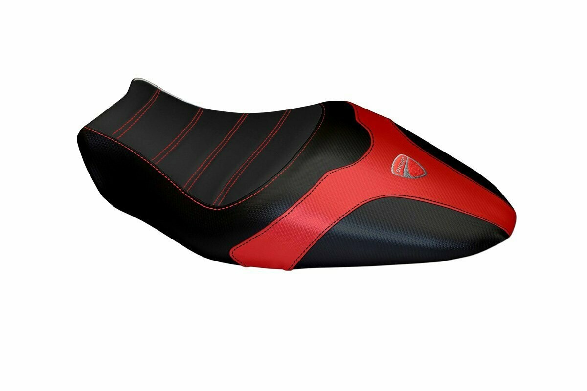 Design-Sitzbezug DUCATI MONSTER 821-821 DARK (14-17), rovigo 1 rot