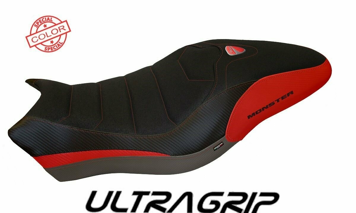 Design-Sitzbezug DUCATI MONSTER 1200S (17-18), ultragrip piombino spezial