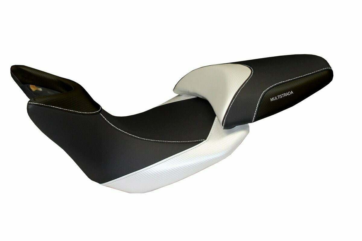 Design-Sitzbezug DUCATI MULTISTRADA (10-11), noto 3 weiß