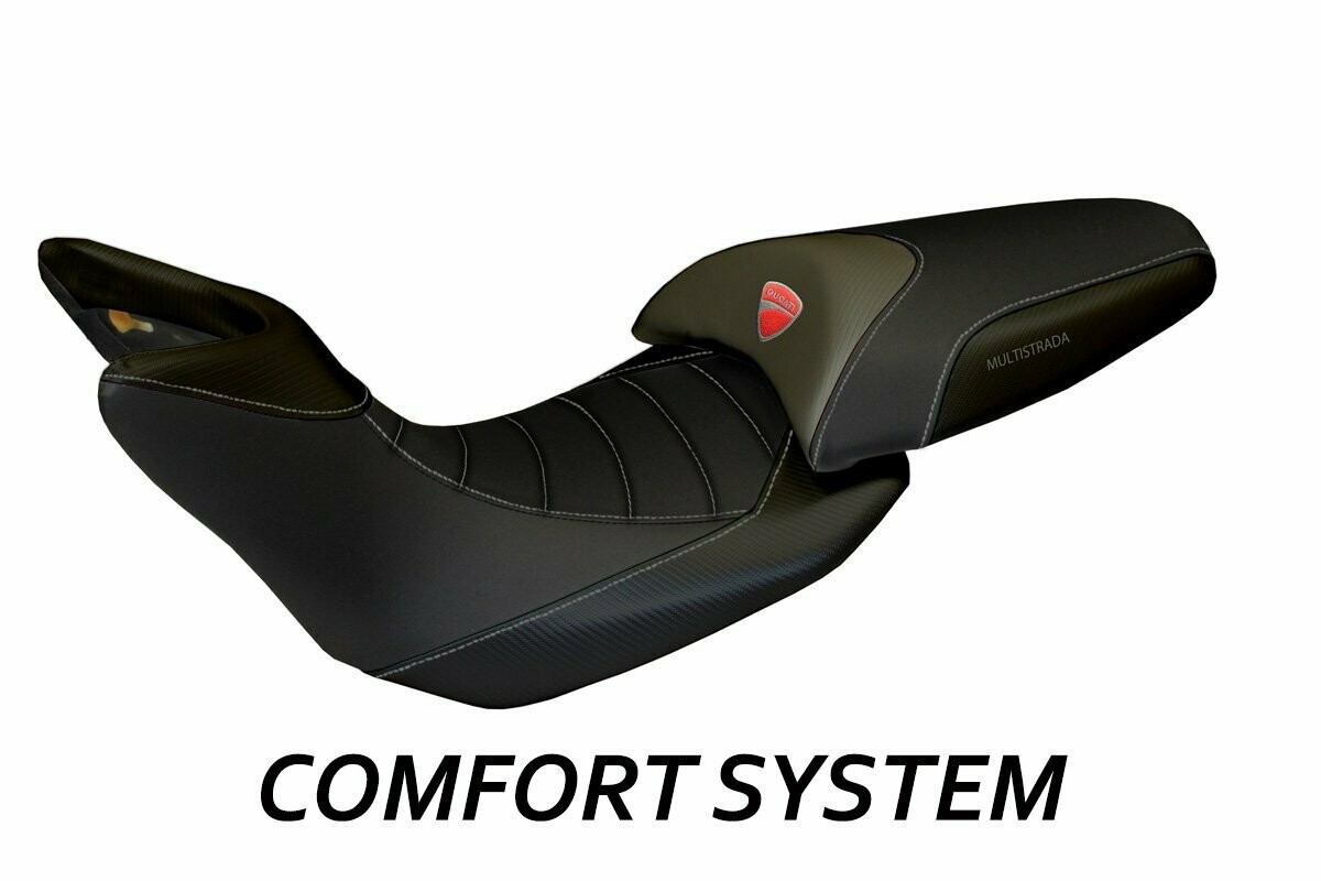Design-Sitzbezug DUCATI MULTISTRADA (10-11), CS noto 2 schwarz