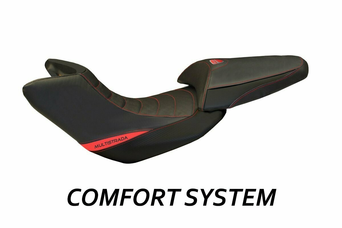 Design-Sitzbezug DUCATI MULTISTRADA (10-11), CS stefano black carbon