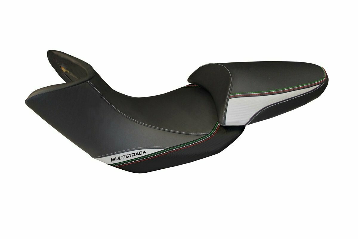 Design-Sitzbezug DUCATI MULTISTRADA (12-14), stefano cucitrico grau