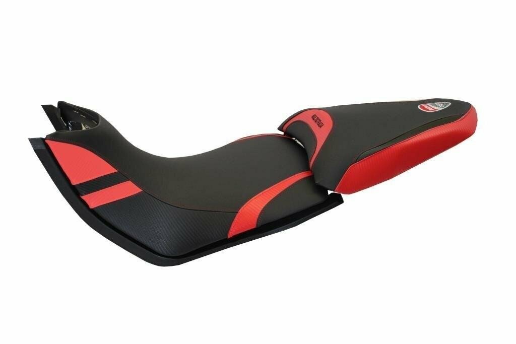 Design-Sitzbezug DUCATI MULTISTRADA (12-14), peppe rot