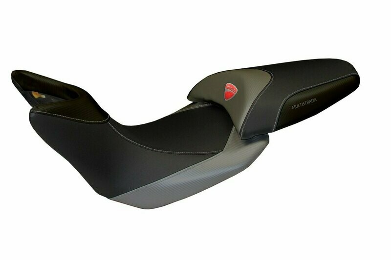 Design-Sitzbezug DUCATI MULTISTRADA (15-19), noto 3 grau Design-Sitzbezug DUCATI MULTISTRADA (15-19), noto 3 grau