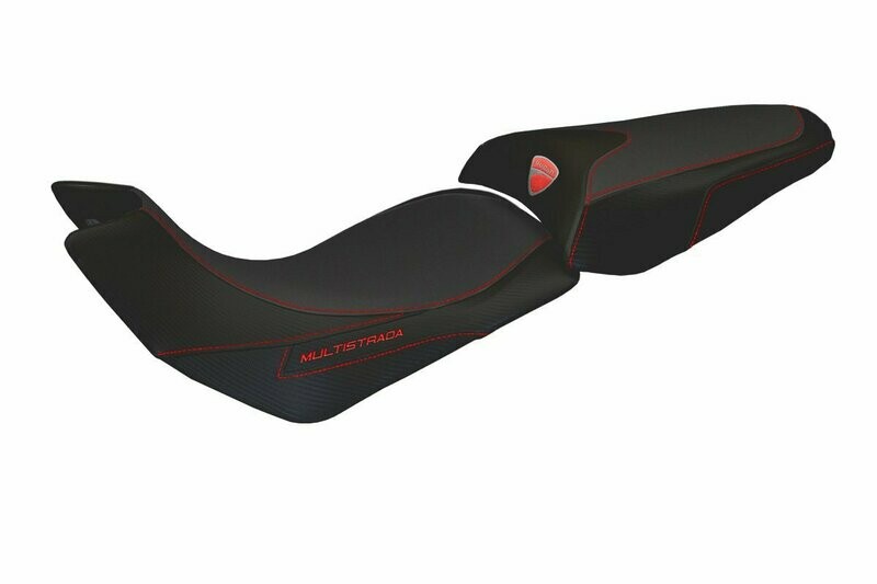 Design-Sitzbezug DUCATI MULTISTRADA (15-19), trinacria total black Design-Sitzbezug DUCATI MULTISTRADA (15-19), trinacria total black