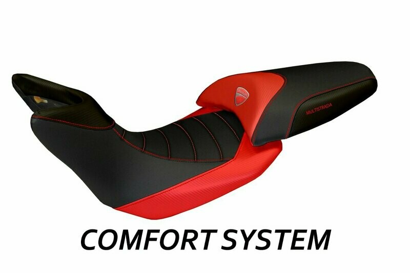 Design-Sitzbezug DUCATI MULTISTRADA (15-19), CS noto 3 rot Design-Sitzbezug DUCATI MULTISTRADA (15-19), CS noto 3 rot