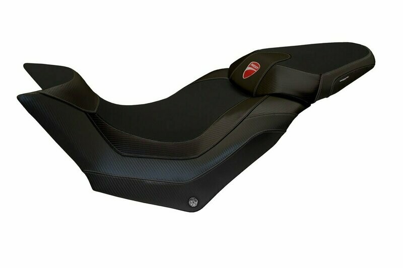 Design-Sitzbezug DUCATI MULTISTRADA 950(17-21), harrow total black