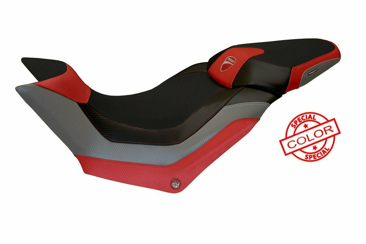 Design-Sitzbezug DUCATI MULTISTRADA 950(17-21), harrow spezial grau