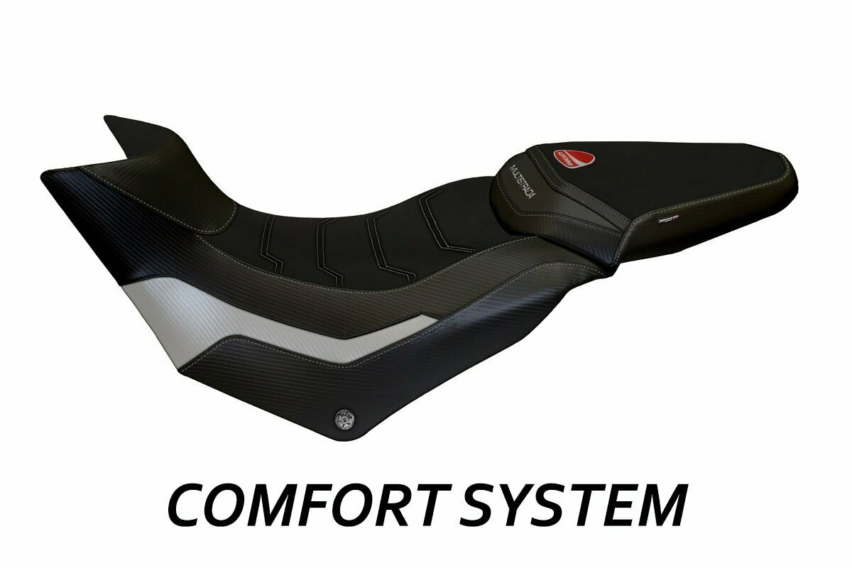 Design-Sitzbezug DUCATI MULTISTRADA 950(17-21), CS praga 3 grau