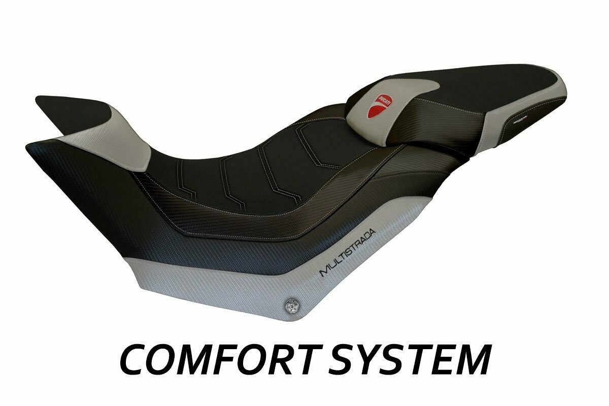 Design-Sitzbezug DUCATI MULTISTRADA 950(17-21), CS harrow 2 grau