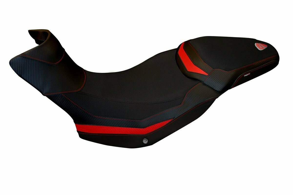 Design-Sitzbezug DUCATI MULTISTRADA 1200-1260 ENDURO, zac 2 rot