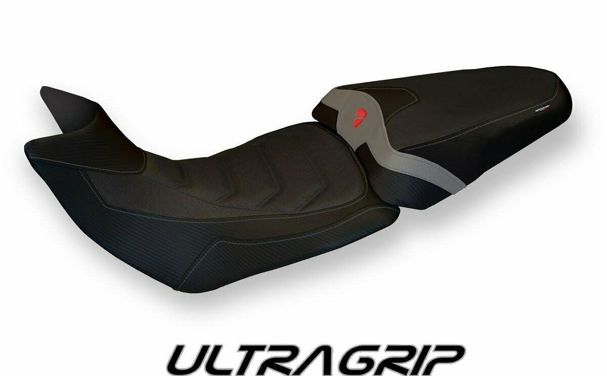 Design-Sitzbezug DUCATI MULTISTRADA 1260, ultragrip bobbio 3 grau