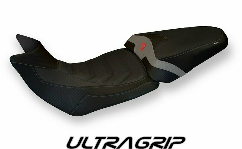 Design-Sitzbezug DUCATI MULTISTRADA 1260, ultragrip bobbio 3 grau Design-Sitzbezug DUCATI MULTISTRADA 1260, ultragrip bobbio 3 grau