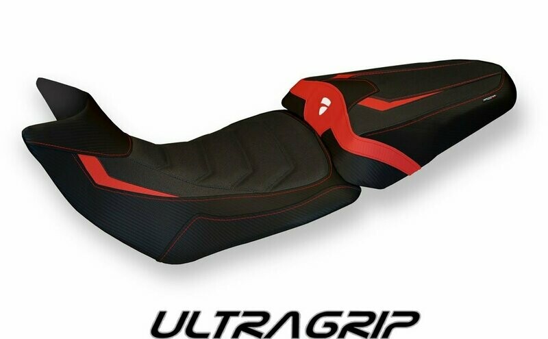 Design-Sitzbezug DUCATI MULTISTRADA 1260, ultragrip bobbio 2 rot Design-Sitzbezug DUCATI MULTISTRADA 1260, ultragrip bobbio 2 rot