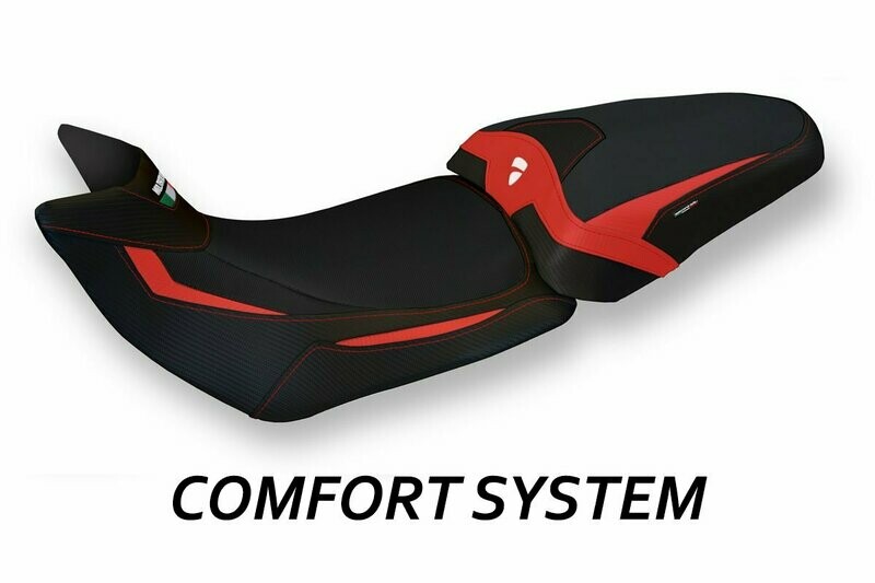 Design-Sitzbezug DUCATI MULTISTRADA 1260, CS patna 1 rot Design-Sitzbezug DUCATI MULTISTRADA 1260, CS patna 1 rot