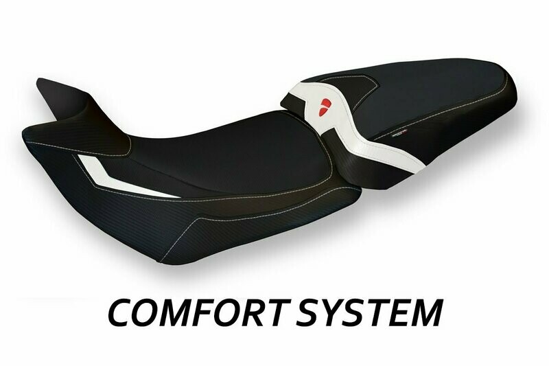 Design-Sitzbezug DUCATI MULTISTRADA 1260, CS patna 2 weiß Design-Sitzbezug DUCATI MULTISTRADA 1260, CS patna 2 weiß