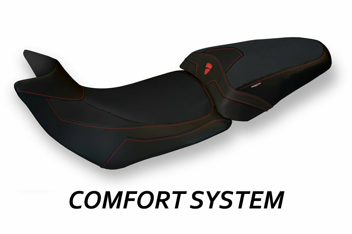 Design-Sitzbezug DUCATI MULTISTRADA 1260, CS patna total black