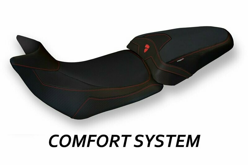 Design-Sitzbezug DUCATI MULTISTRADA 1260, CS patna total black Design-Sitzbezug DUCATI MULTISTRADA 1260, CS patna total black
