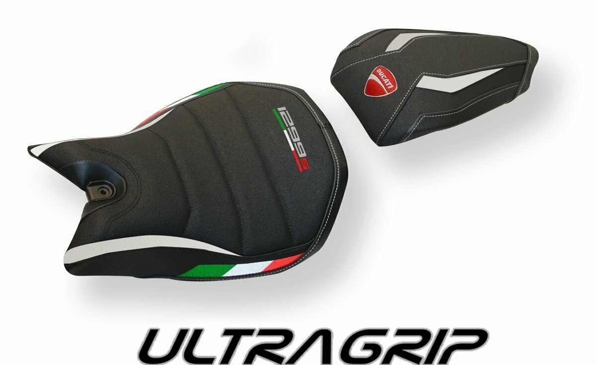 Design-Sitzbezug DUCATI PANIGALE 1299, ultragrip delft trico