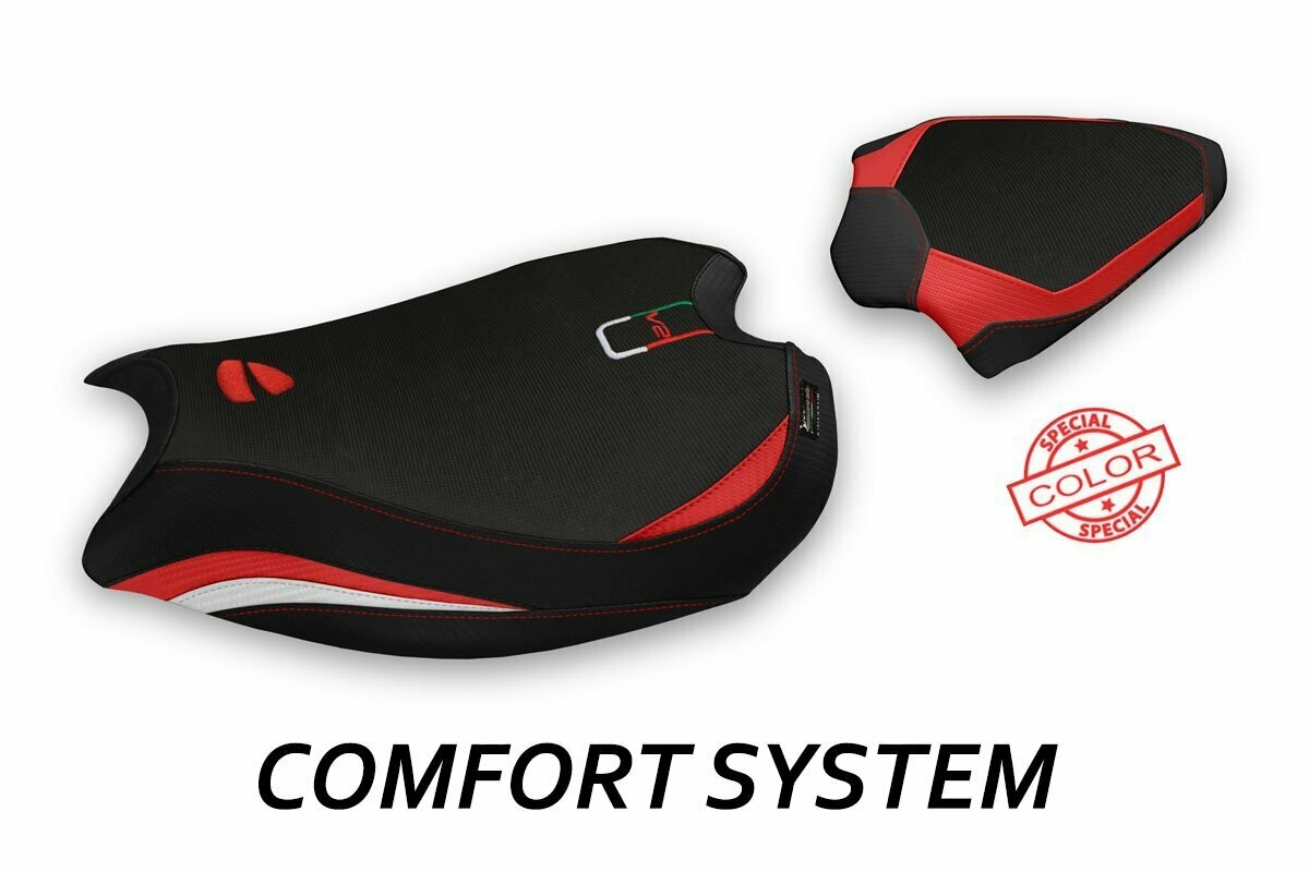 Design-Sitzbezug DUCATI PANIGALE V2, CS zatoka rot
